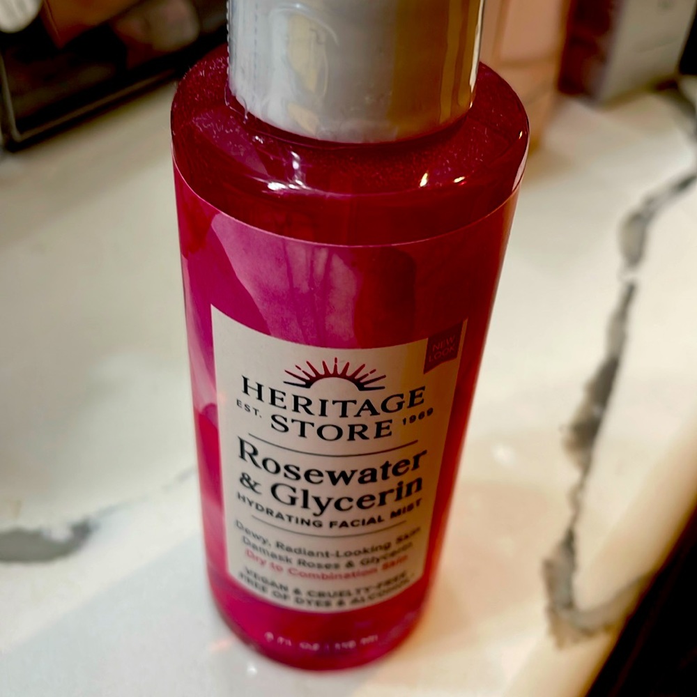 NWT Rosewater & Glycerin Hydrating Facial Mist